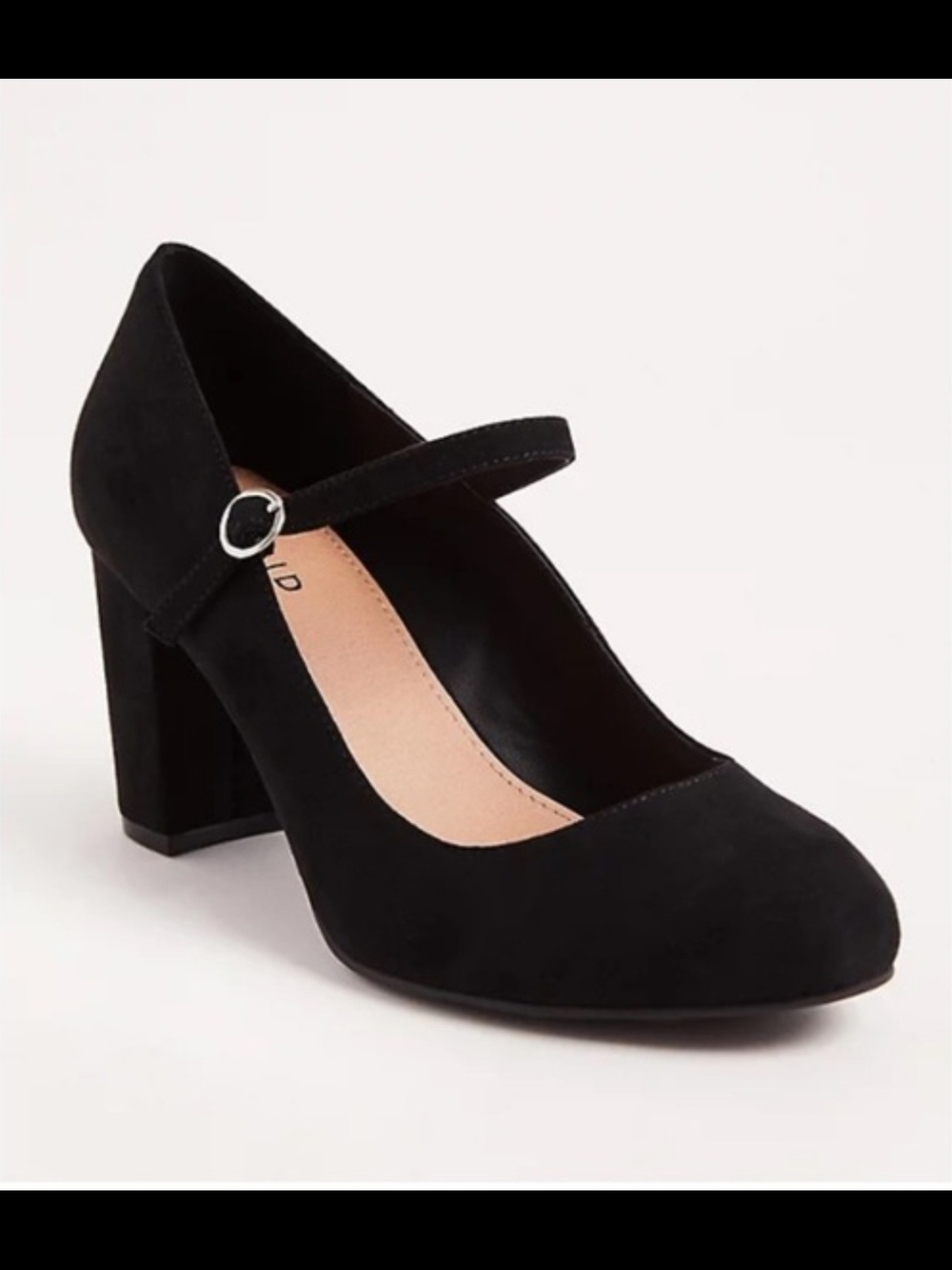 Torrid Black Mary Jane Block Heel Pumps 12WW